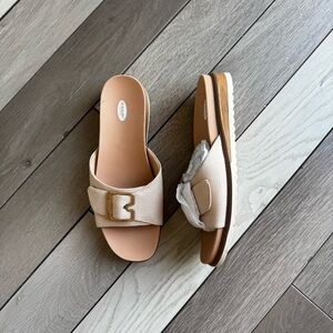 Dr Scholls Women's Beige Slide Sandals | Brand New | Size: 10